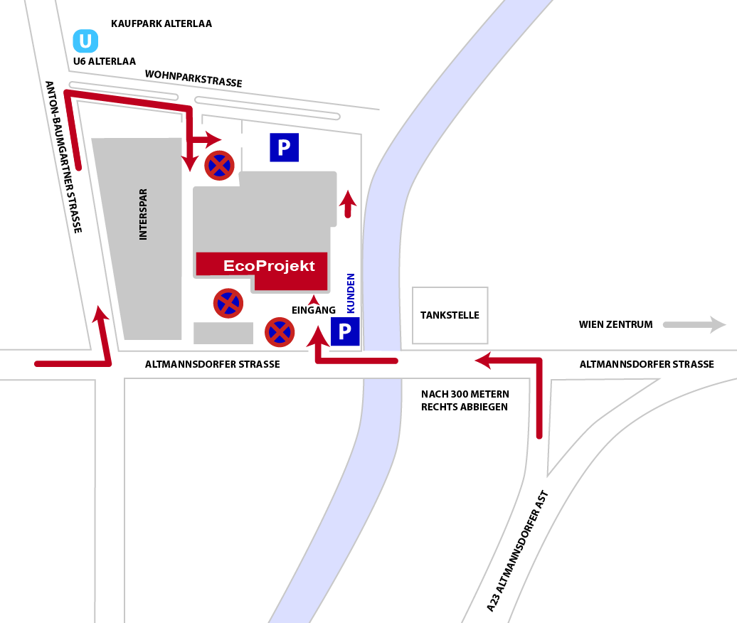Ecoprojekt Anfahrtsplan Ecoprojekt Anfahrtsplan